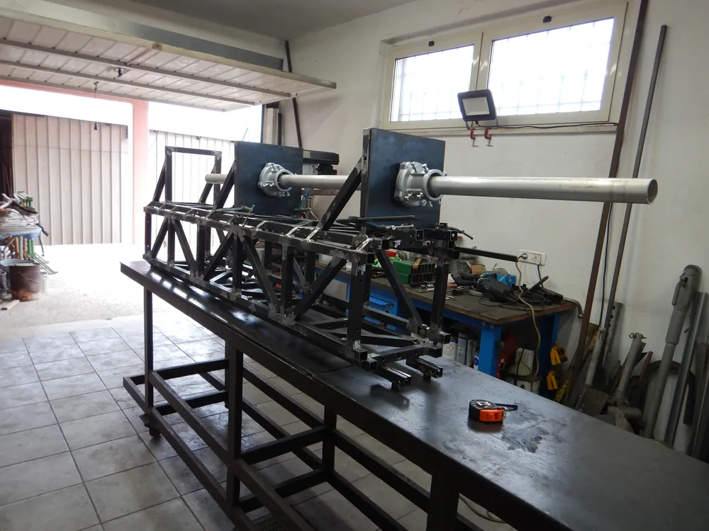 Master in acciaio inox montato in officina