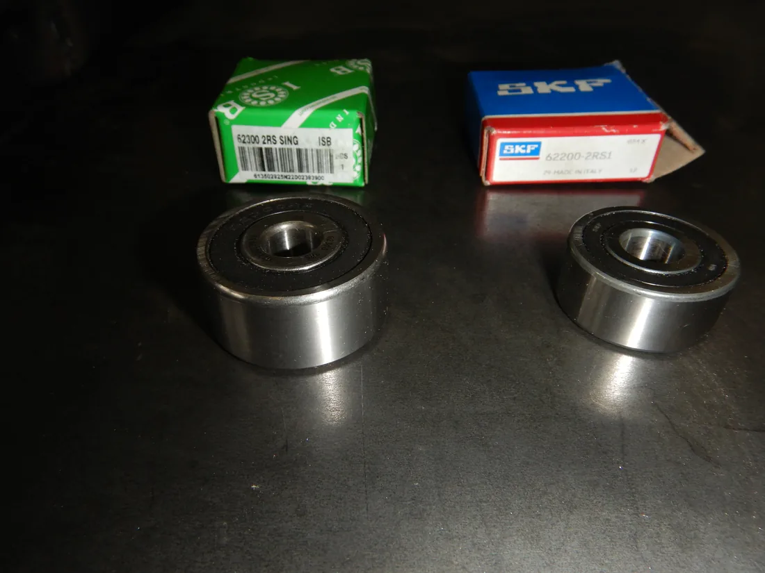 Cuscinetti in acciaio SKF per il carrello scorrevole